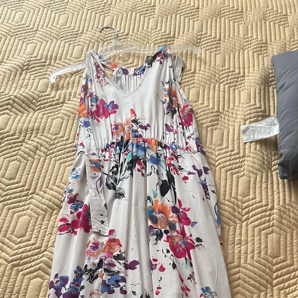 Vibrant Floral Midi Skirt